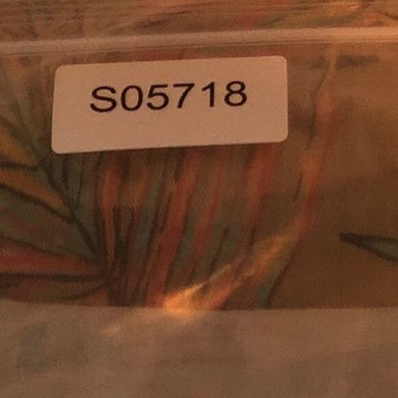 Sonoma Womens Shorts Tan Colorful Palm Print Mid Rise Cotton Blend Stretch 4P - Picture 7 of 7